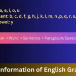 Basic Information of English Grammar