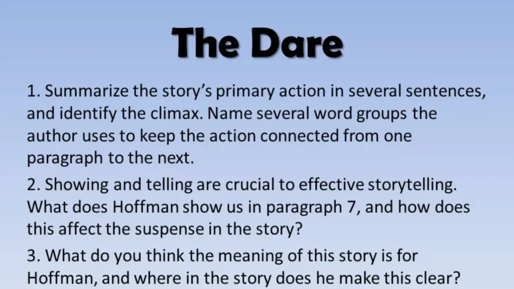 Use Of Dare