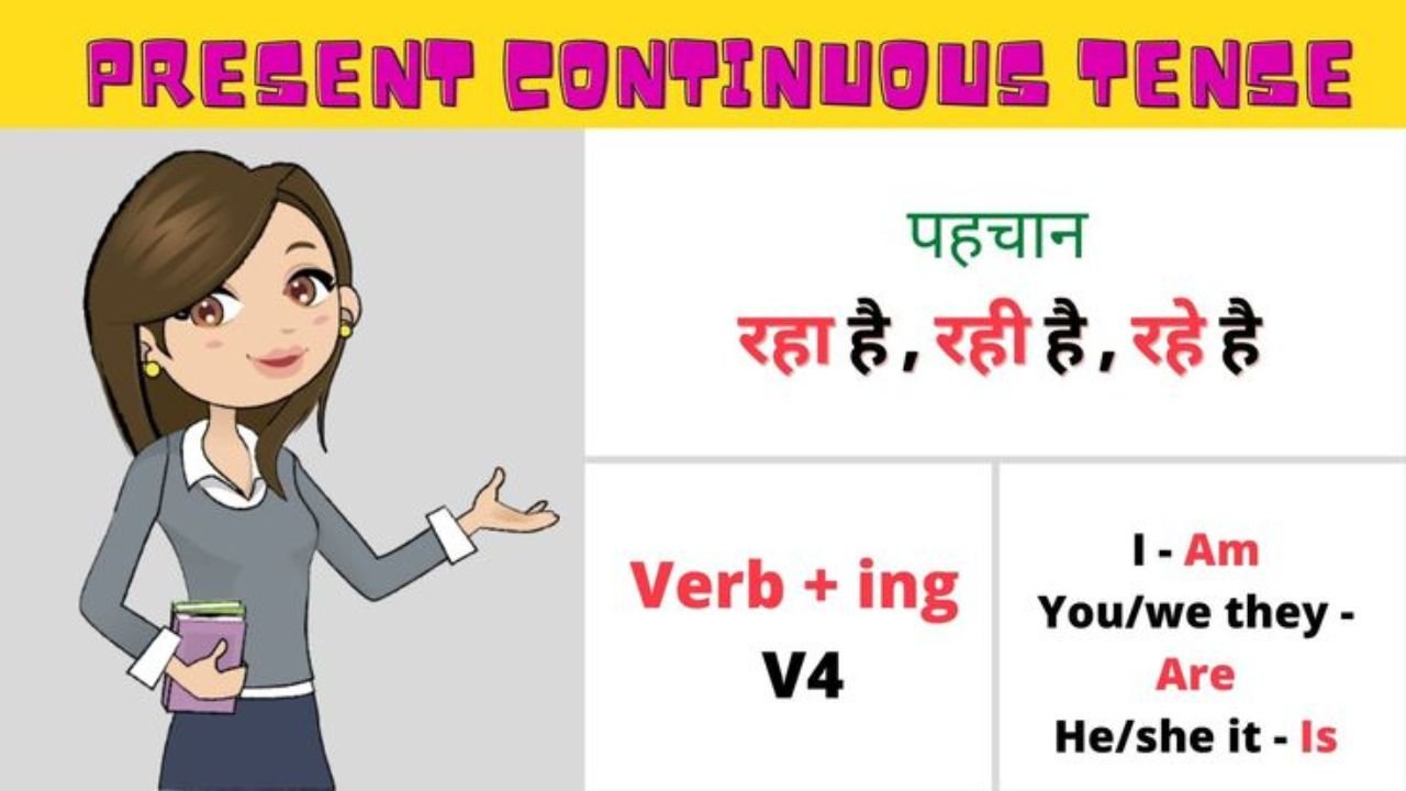 Present Continuous Tense के बारे जाने