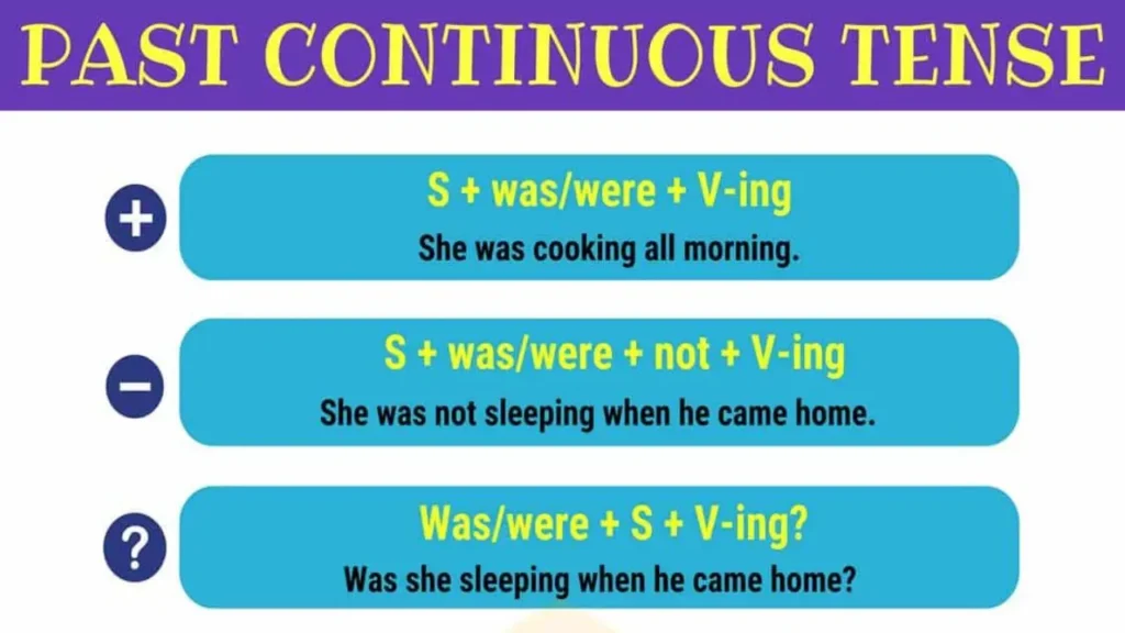 Past Continuous Tense 